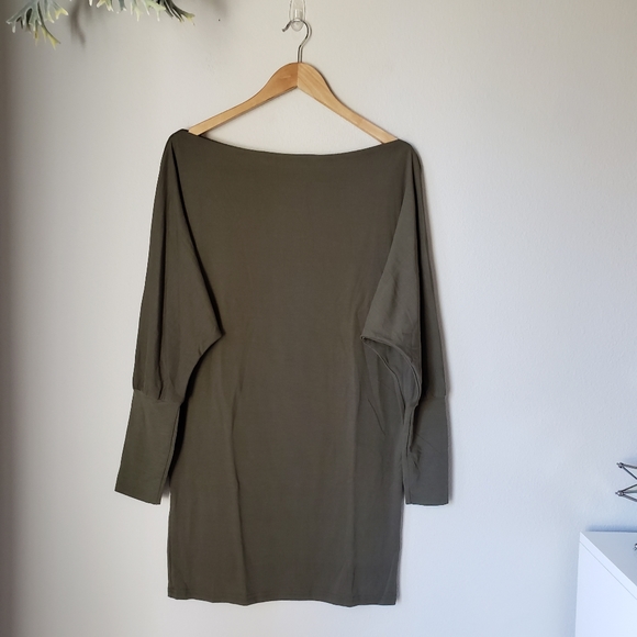 Off-The-Shoulder T-Shirt Dress - Picture 2 of 10